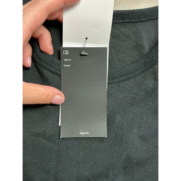 Air Jordan Women’s Ribbed Tank Top Black Size M DX4700-010 - Picture 7 of 8